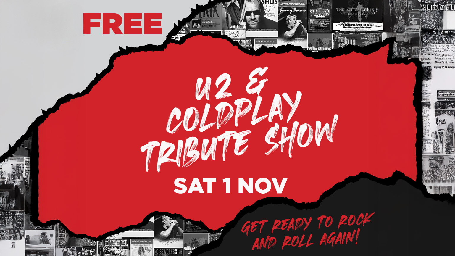 WHATS ON U2 & Coldplay Tribute Show