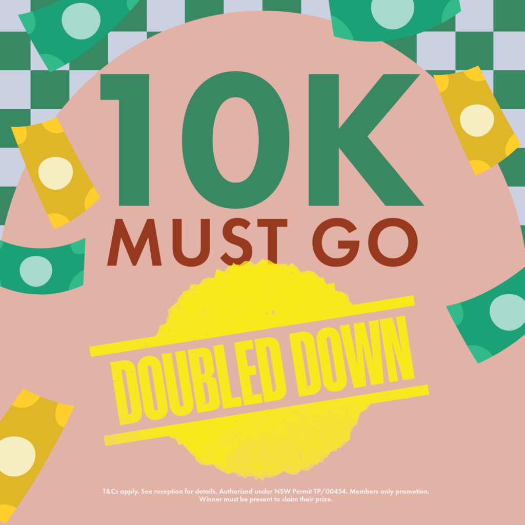 10K MUST GO DOUBLED DOWN